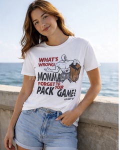 T-shirt Hallelujah avec logo et style personnalisés, confectionné en tissu de coton doux et respirant, léger, durable, confortable, avec des coutures solides. - Product Image 2