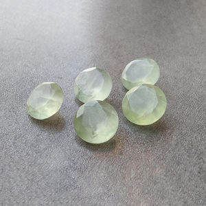 Pierre précieuse de préhnite de qualité AAA+ facettée et calibrée, pierre ronde en vrac pour la fabrication de bijoux, toutes tailles, vente en gros - Product Image 5