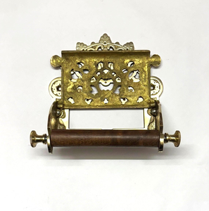 Victorian Ornate Solid Brass <b>Toilet</b> Paper <b>Holder</b> Elegant Bathroom Decor Antique Brass <b>Toilet</b> <b>Roll</b> <b>Holder</b> <b>Wall</b> <b>Mounted</b> - Product Image 3