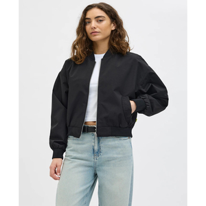 Chaqueta Cortavientos Bomber para Mujer 2026, Nueva Colección Casual, Chaquetas Holgadas con Cremallera, Estilo Táctico, Venta al por Mayor, Abrigo de Moda OEM - Product Image 5