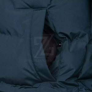Wholesale Custom Logo Front Position Hooded Winter Men Puffer <b>Jacket</b> Waterproof Outdoor Use - Product Image 4