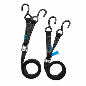 Correa de amarre de poliéster resistente de 25 mm con hebilla de leva y gancho en S, 250 kg, para transporte de carga en camiones, fabricante, proveedor OEM - Product Image 5