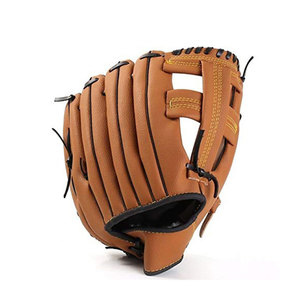 Guantes de béisbol de alto rendimiento para hombre, de cuero transpirable con interior suave para sesiones de práctica de béisbol profesional - Product Image 1