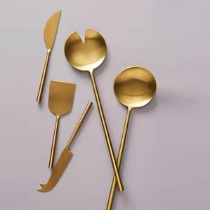 Luxury Restaurant Salad <b>Server</b> Set Premium Stainless Steel <b>Buffet</b> Utensils - Product Image 3