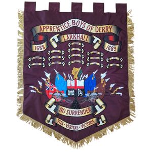 Bannière de la loge SONS OF THE REFORMATION LOL NO270 WILLIAM CROSSING THE BOYNE EDINBURGH DISTRICT N ° 5 bannières brodées - Product Image 3