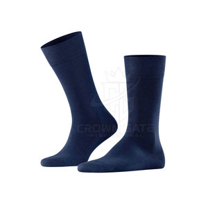 Chaussettes décontractées unies de haute qualité, couleur personnalisée, en spandex/nylon, chaussettes de sport pour hommes à bas prix - Product Image 4