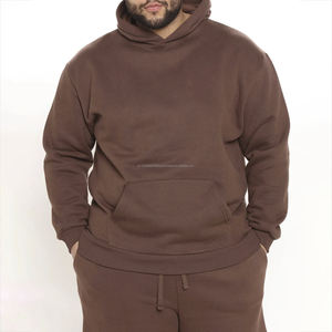 Sweat à capuche surdimensionné de haute qualité en gros personnalisé, poids lourd, 500 g/m², en molleton de coton, best-seller, sweat à capuche pour hommes - Product Image 2