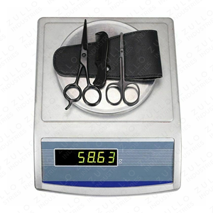 Premium Black Nail and Nose Scissors with Black <b>Comb</b> Leather Packaging High Quality Professional Grooming Set OEM Wholesale - Product Image 6