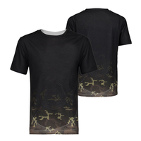 T-shirt tricoté par sublimation pour homme - Léger, décontracté, été, vierge, écologique, séchage rapide, respirant, streetwear