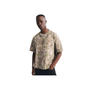 T-shirt à manches courtes pour homme, imprimé camouflage, coupe ample, col rond, jersey en coton - Product Image 2