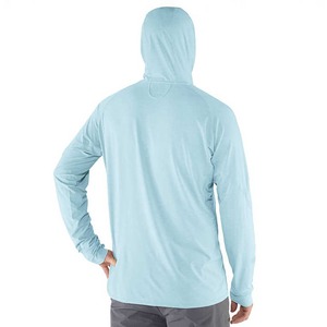 Camiseta con Capucha para Pesca, Protección Solar, Anti-UV, Talla Grande, Impermeable, Transpirable, de Secado Rápido, con Protección para el Cuello, Precio de Fábrica - Product Image 6