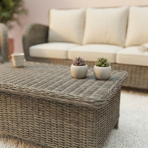 Modern Luxury Outdoor Synthetic PE Rattan Wicker <b>Armchair</b> UV-Resistant Eco-Friendly Waterproof High Density Foam <b>Dining</b> Chair - Product Image 4