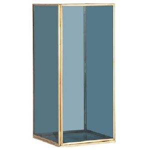 Nordic Home Decor <b>Lantern</b> Glass Candle Holder <b>Gold</b> Finish <b>Lantern</b> Elegant <b>Gold</b> Metal and Glass Candle Holder <b>Lantern</b> - Product Image 1