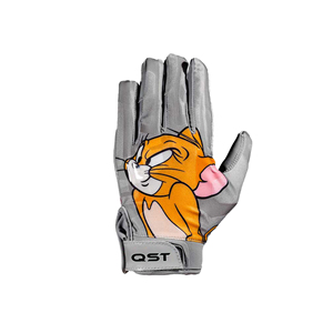 Gants de football thermiques pour receveurs, avec paume en silicone imprimée par transfert thermique, pour le gridiron – Vente chaude - Product Image 2