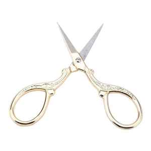 Tijeras de Costura Pequeñas de Estilo Vintage, Tijeras de Bordado, Mini Tijeras de Acero Inoxidable para Disfraces, Manualidades y Costura - Product Image 4