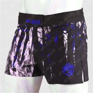 Blaze Custom Short de combat MMA/BJJ léger et écologique pour hommes, extensible dans les quatre sens, sans Gi, avec ceinture élastique - Product Image 1