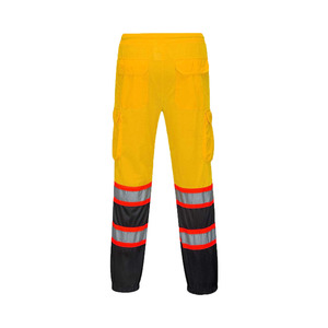 Camisetas de Seguridad Impermeables y Transpirables de Alta Visibilidad Personalizadas OEM para Hombre - Estilo Hip Hop de Corte Largo - Product Image 6