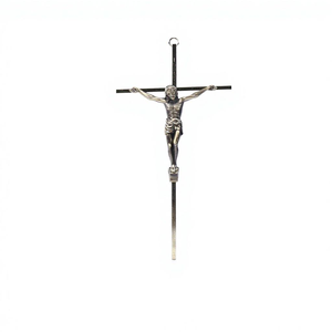 Cruz de aluminio decorativa para ataúd, accesorio metálico delgado para urna funeraria - Product Image 6