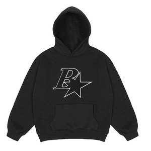 Men's Modern Puff Print Hoodie Comfortable Cotton Blend Sweatshirt for Casual <b>Fashion</b> OEM ODM Manufacturing - Product Image 6