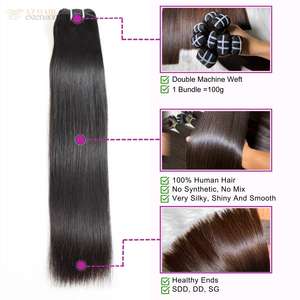 Extensiones de cabello de trama recta de hueso de calidad superior superventas Extensiones de cabello humano vietnamita de longitud completa - Product Image 5