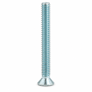Vis industrielle en acier inoxydable à tête plate avec filetage métrique - Product Image 4