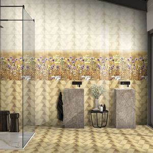 Carrelage céramique blanc brillant 300x600, finition élégante et minimaliste, surface murale adaptée aux bureaux, bâtiments commerciaux, grands espaces. - Product Image 1