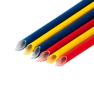 Manchon isolant en fibre de verre haute tension de qualité supérieure 12 mm, manchons en fibre de verre PVC silicone 8 mm - Product Image 4