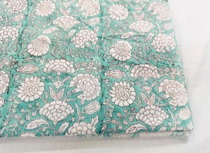 Tela JaipurblockprintArt Estampada a Mano con Bloques, 100% Algodón Puro, Diseño Étnico Indio, Ecológica, para Ropa y Bolsos - Product Image 5
