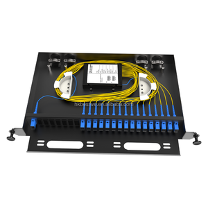 ในความต้องการ 1 เมตร 1*2 1*4 1*8 1*16 1*32 ไฟเบอร์ออปติก FBT Splitter พร้อมขั้วต่อ SC สําหรับ 19 ''Rack-Mount Splitter - Product Image 2