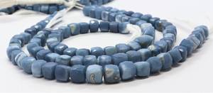 ลูกปัดโอปอลสีน้ำเงินธรรมชาติทรงลูกบาศก์เหลี่ยมเพชรพลอยขนาด 8-8.5 มม. ลูกปัดพลอยโอปอลสีน้ำเงินทรงกล่องขนาด 8 นิ้ว โอปอลสีน้ำเงินธรรมชาติทรงลูกบาศก์ 3 มิติ - Product Image 6