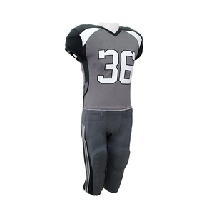 Personalizable Fútbol Americano Bandera Aparejos Sarga Uniformes Transpirable Jersey y Pantalones Nuevo Diseño - Product Image 6