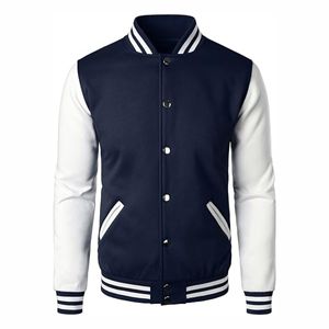 Chaqueta Varsity de Lona para Hombre con Cuello Alto, Precio Razonable, Última Moda, Calidad Premium, Chaqueta de Invierno, Diseños Únicos de Tendencia - Product Image 1