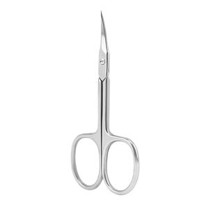 Ciseaux à cuticules CLASSIC-11 TYPE 1, finition miroir, lame incurvée et aiguisée, ciseaux de manucure STALEKS, acier allemand, ciseaux pour l'art des ongles - Product Image 1
