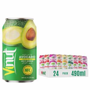 เครื่องดื่มน้ำเมล่อน vinut 330มล. เครื่องดื่มปราศจากน้ำตาลราคาโรงงานเวียดนามฉลากส่วนตัวตัวอย่างฟรี - Product Image 1