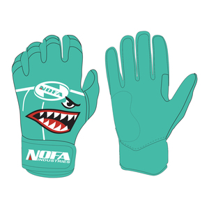 Guantes de Béisbol Personalizados Antideslizantes, Acolchados, de Cuero, con Cierre de Hebilla, Negros/Blancos, Tallas para Adultos S-XXL - Product Image 2