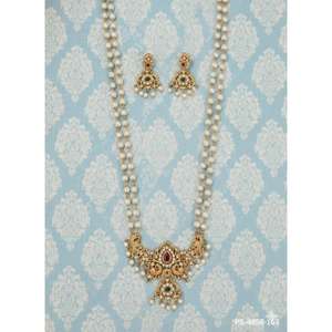 ชุดสร้อยคอทองด้านแบบหรูหราสำหรับผู้หญิง เครื่องประดับสไตล์ชาติพันธุ์แบบดั้งเดิม เหมาะสำหรับงานแต่งงานและงานเฉลิมฉลอง - Product Image 4