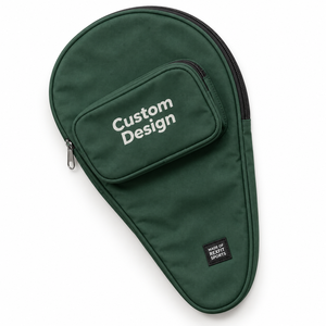Housse de raquette de padel personnalisée avec espace pour impression de logo, poche avant zippée et forme incurvée pour le rangement des équipements de padel - Product Image 3