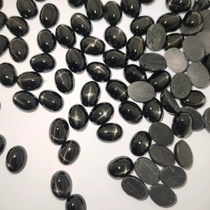 Pierres précieuses naturelles noires étoilées, morceaux non montés, haute qualité, sélection uniques et variées, prix au gramme. - Product Image 2