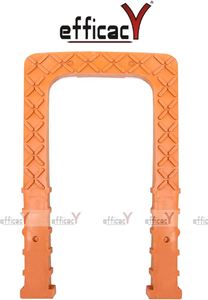 Peldaños de PVC de 265x170x25 mm con varilla central de 10 mm |   Escalón de polipropileno para alcantarilla - Product Image 2