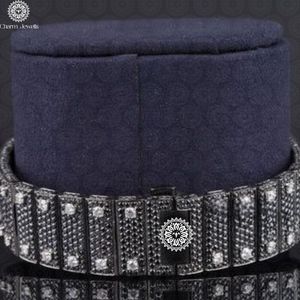 Montre de luxe Charm Jewells en acier inoxydable, cadran analogique, bracelet en verre 20 mm, fermoir caché à bouton-poussoir, mouvement mécanique pour homme, 10 bars - Product Image 4