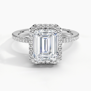 BOJ <b>Ring</b> 035 <b>Emerald</b> Cut 925 <b>Silver</b> Simply Tacori Cathedral Drape Diamond 2ct D Color VVS1 Moissanite GRA Certified Low Price - Product Image 1