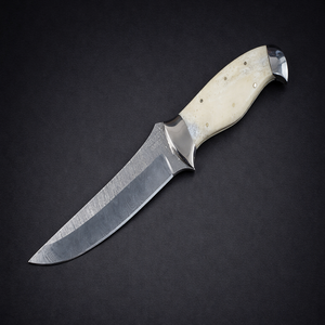 DSK-DSH-1003 - มีดเหล็กดามัสกัสระดับพรีเมียมพร้อมด้ามจับทำจากกระดูกขัดเงา – ผลิตด้วยมือในประเทศปากีสถาน - Product Image 2