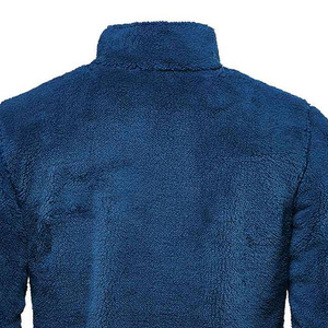 Chaqueta de Forro Polar para Hombre con Logotipo Personalizado, Chaqueta de Felpa Gruesa, Cortavientos, Cálida, Holgada, con Botones, Informal, para Invierno y Actividades al Aire Libre - Product Image 6