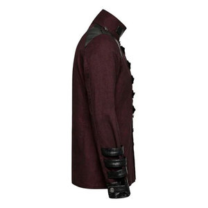 Nuevas Camisas para Hombre Estilo Gótico con Remaches, Color Sólido, Manga Larga, Camisa Cargo Ajustada para Fiesta y Escenario, Ropa Masculina 2026 - Product Image 3
