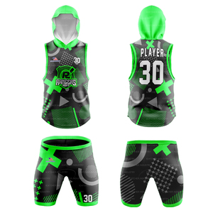 Nouvel ensemble d'uniformes de football américain 7v7 personnalisés pour adultes, imprimés numériquement, grande taille, motif drapeau - Product Image 3