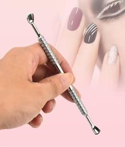 Pousse-cuticules chirurgical Morje en acier inoxydable à double extrémité pour manucure, réutilisable, double usage, avec poignée texturée - Product Image 4