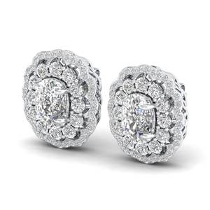 REYES - Pendientes de Diamantes Cultivados en Laboratorio CVD HPHT de Oro Sólido de 14K y 18K con Cierre de Rosca, Último Diseño, para Mujer, Fabricante de Joyería - Product Image 4