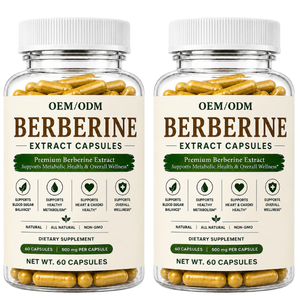 Cápsulas de Extracto de Berberina 100% Natural de Calidad a Granel, Cápsulas de Berberina de Grado Alimenticio a Base de Hierbas que Apoyan la Energía y la Resistencia Naturales - Product Image 5