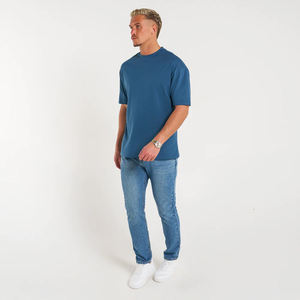 Men's 100% Cotton Athletic T-Shirt <b>Tight</b> Fit Gym Training Compression Wear Casual Style Solid <b>Pattern</b> 220 Grams Silk Screen - Product Image 2