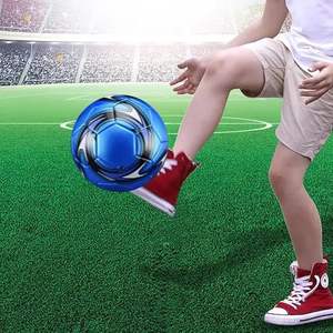 Balón de Fútbol Ligero de Cuero PU, Tamaño 2/5, Termosellado, Color Personalizado, Duradero, para Deportes de Equipo, Fútbol Profesional al Aire Libre - Product Image 3